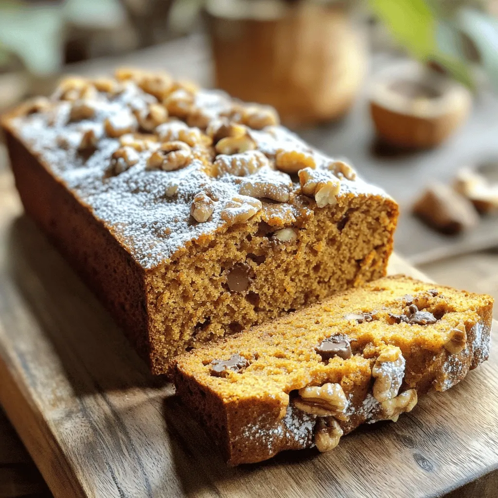 Pumpkin Bread with Chocolate Chips Simple and Tasty Recipe