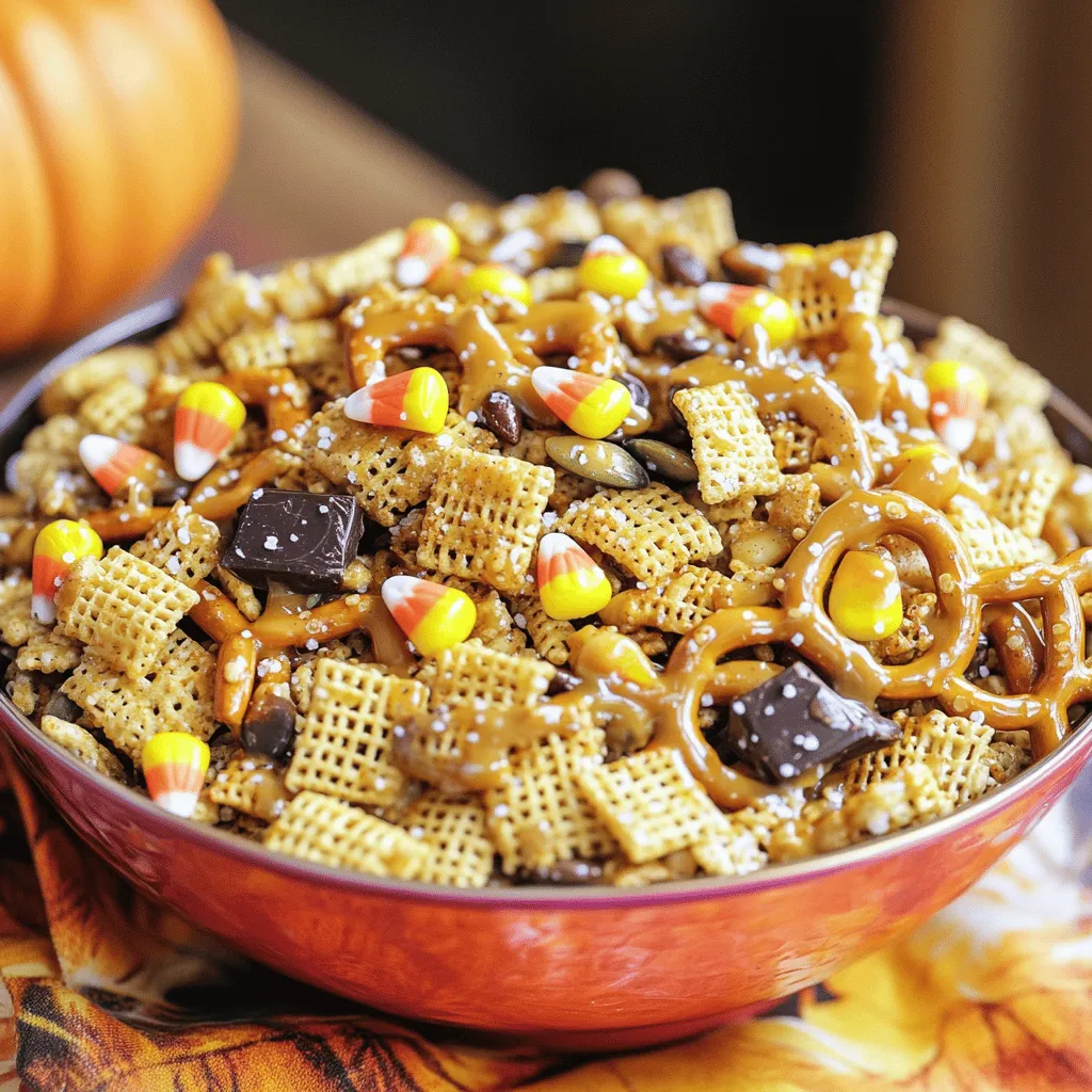 Halloween Harvest Hash Chex Mix Festive and Crunchy Treat
