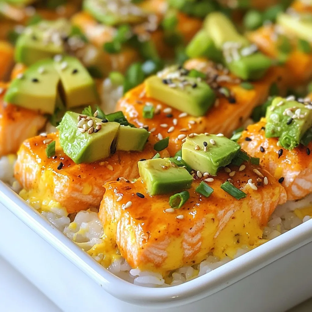 Spicy Salmon Sushi Bake Flavorful and Easy Recipe