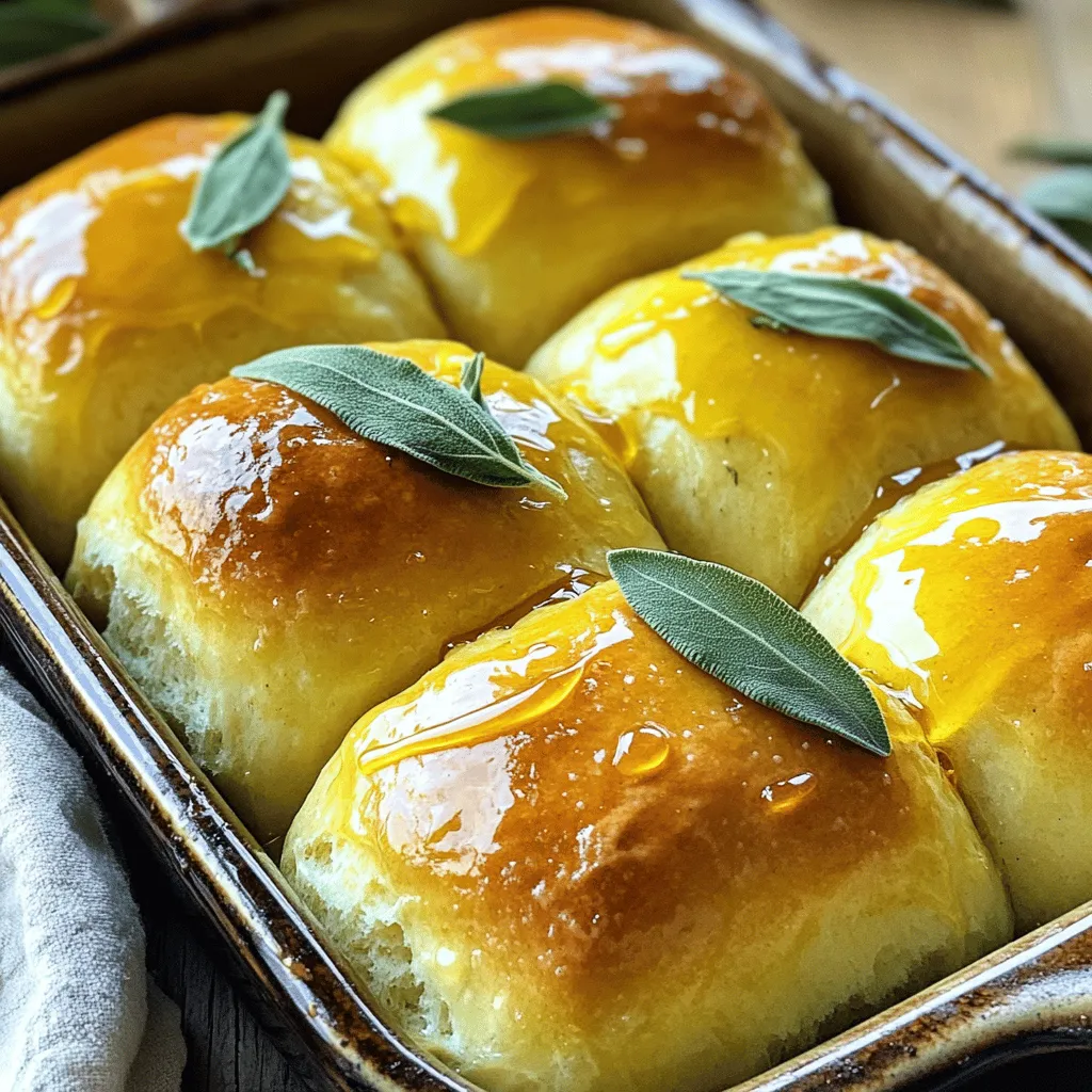 Brown Butter Sage Dinner Rolls Fluffy and Flavorful