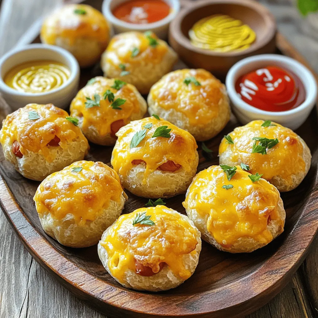 Cheesy Hot Dog Bites Quick and Easy Snack Idea