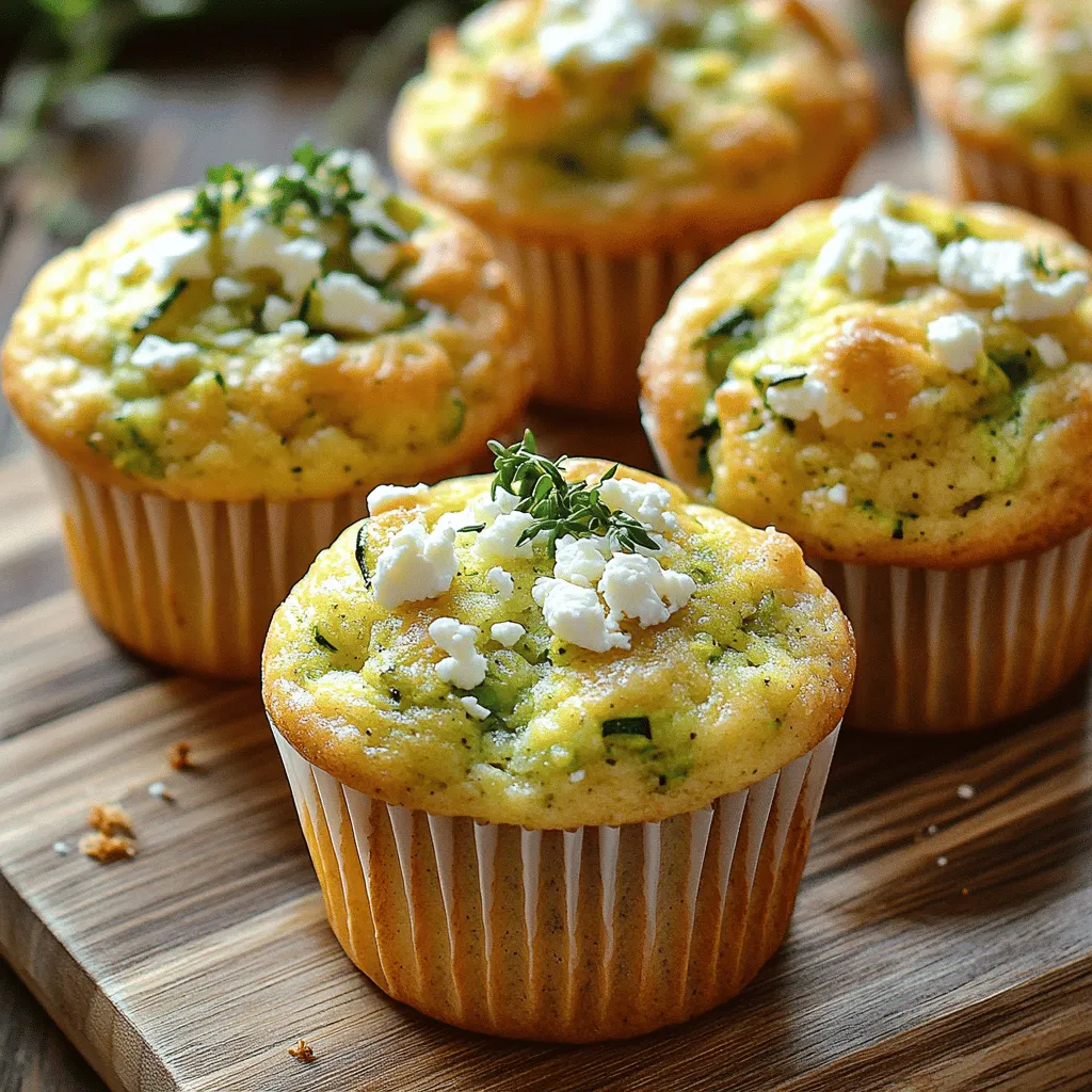 Feta Zucchini Muffins Flavorful and Simple Recipe
