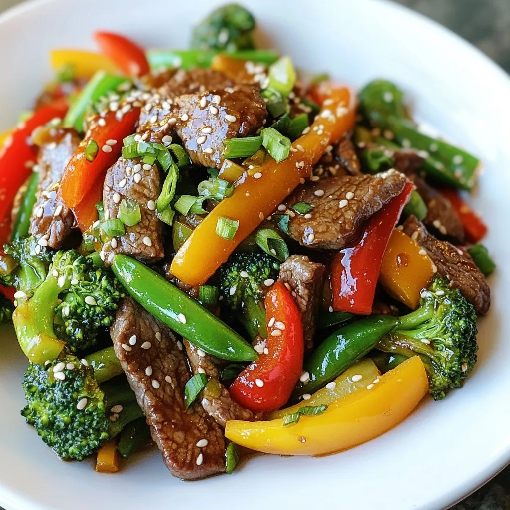 Minute Beef Veggie Stir Fry Quick and Flavorful Meal