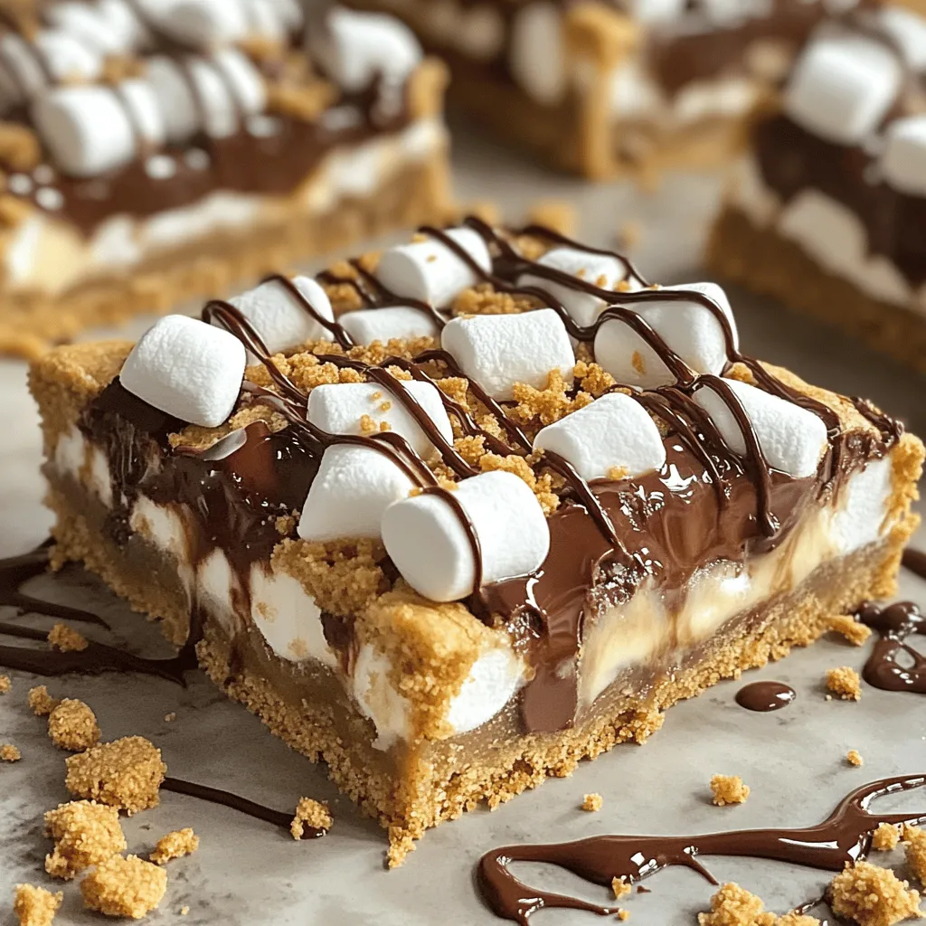 S&#8217;mores Cookie Bars Irresistible and Easy Recipe