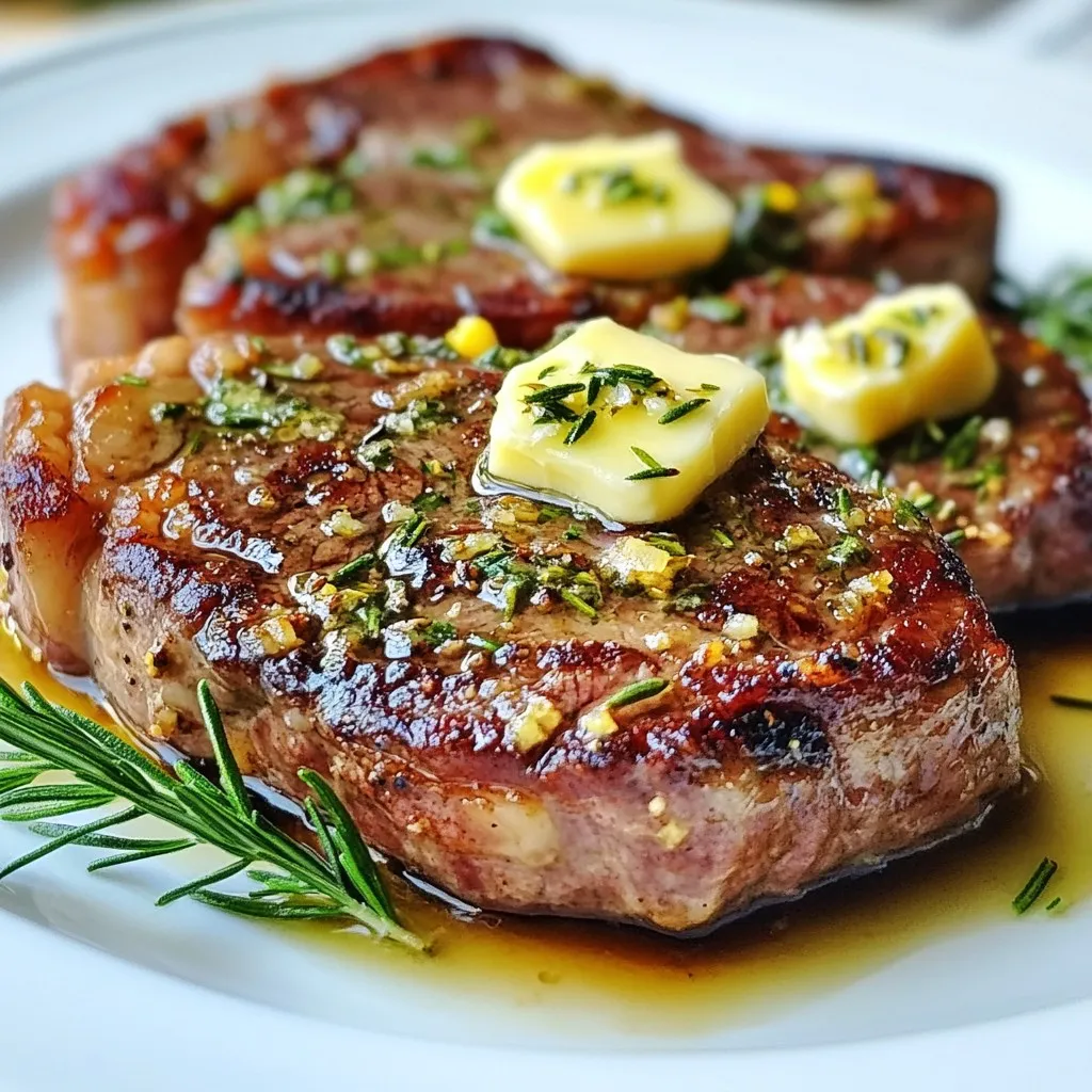 Garlic Herb Butter Steak Skillet Simple Dinner Recipe