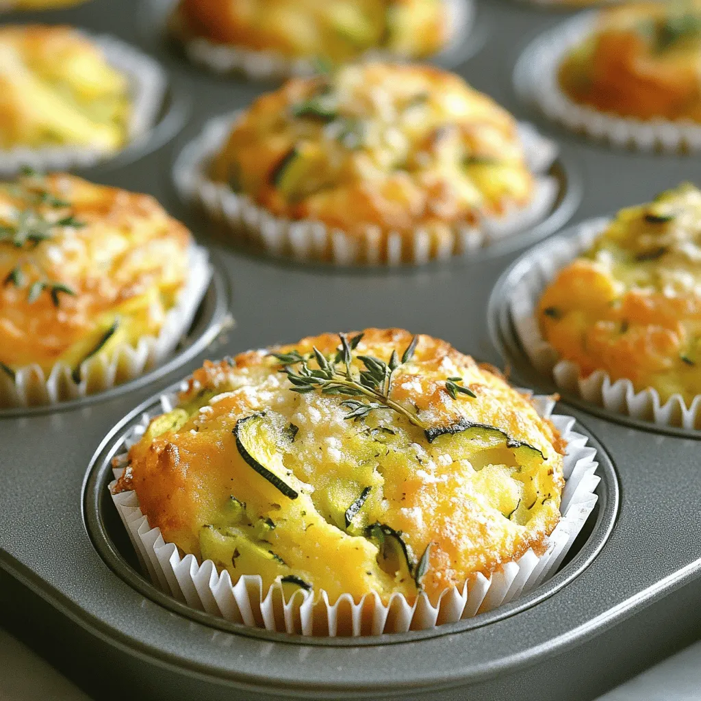 Parmesan Zucchini Potato Muffins Savory and Simple Dish