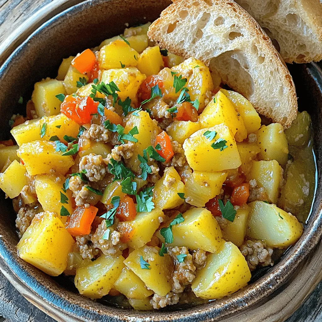 Ground Turkey with Potatoes Tasty and Comforting Dish