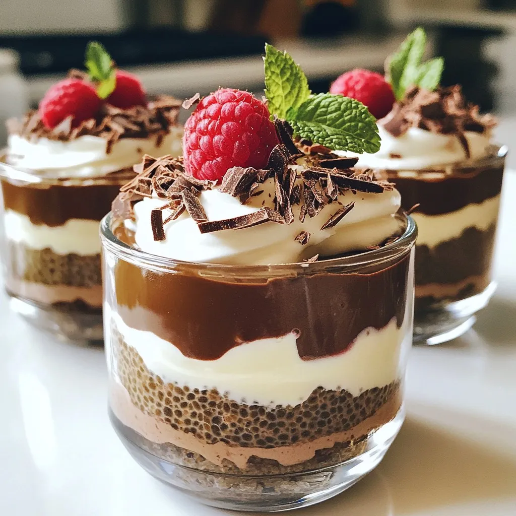 Chocolate Raspberry Chia Cups Healthy Dessert Delight