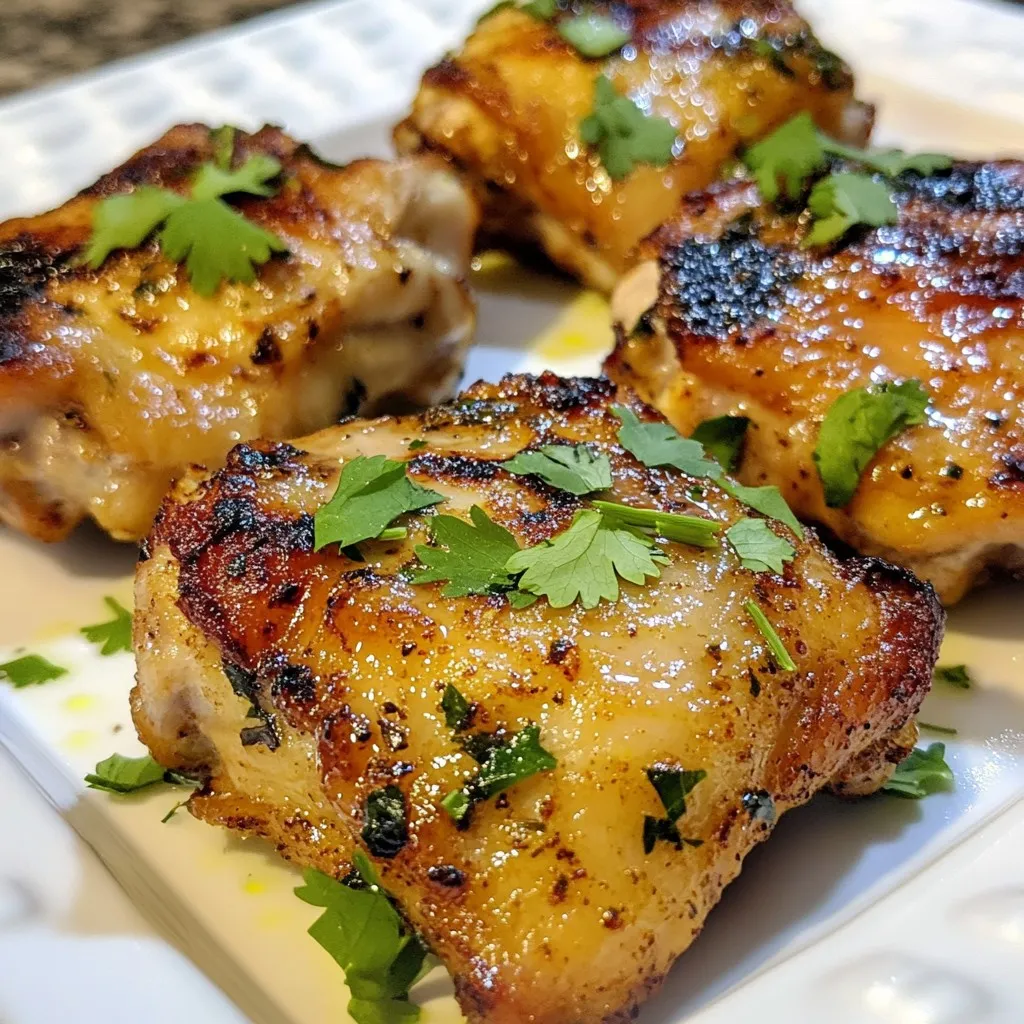 Yogurt Marinated Chicken Thighs Flavorful and Juicy Meal