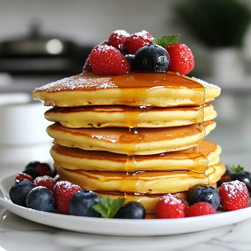 Fluffy Pancakes Delightful Recipe for Breakfast Fun