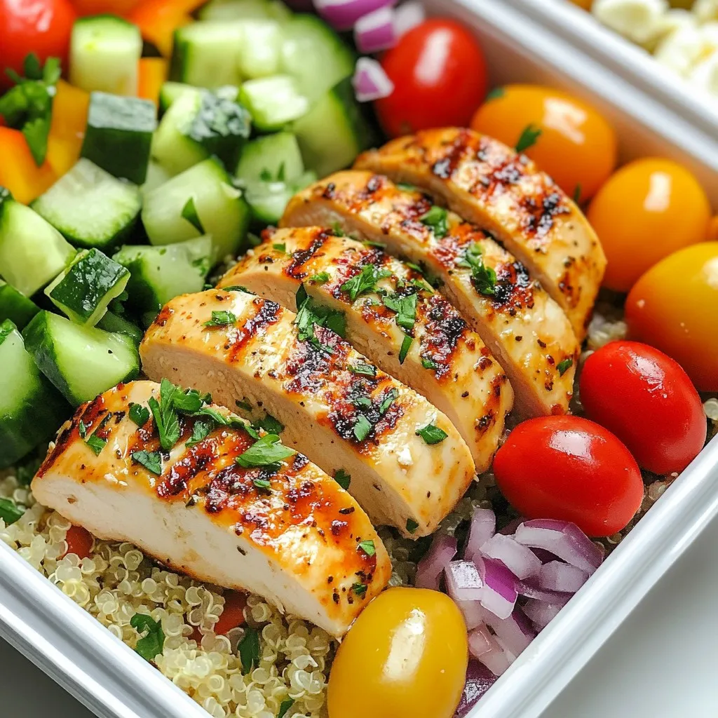 Greek Chicken Meal-Prep Bowls Easy and Healthy Recipe