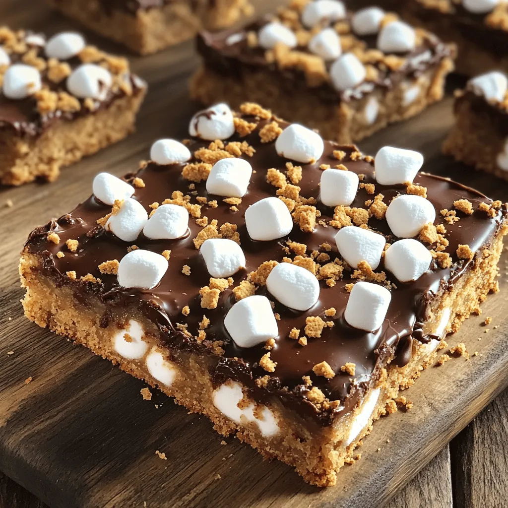 S&#8217;mores Cookie Bars Delightful and Easy Recipe