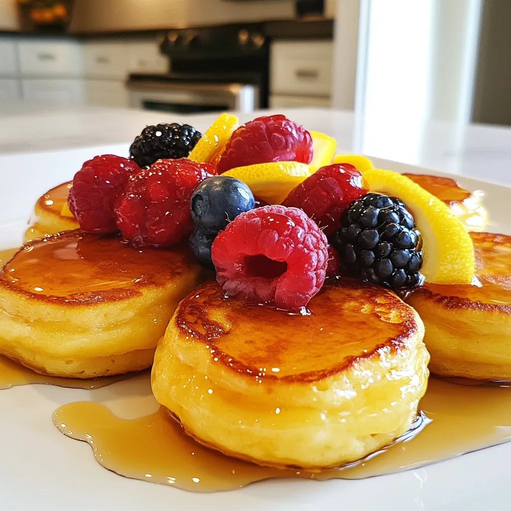 Ricotta Lemon Pancake Bites Fluffy and Light Delight