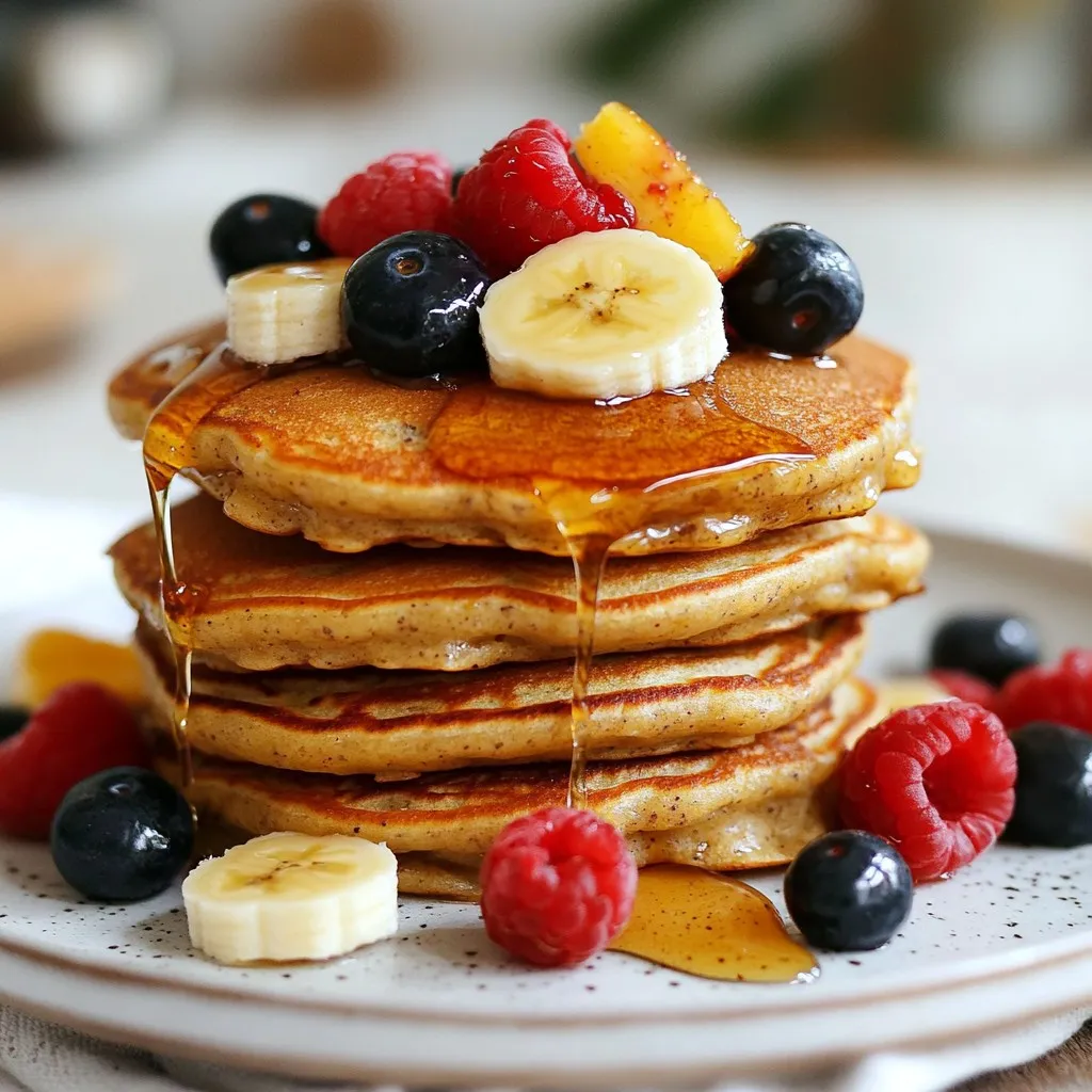 Ingredient Banana Oat Pancakes Simple and Quick Meal