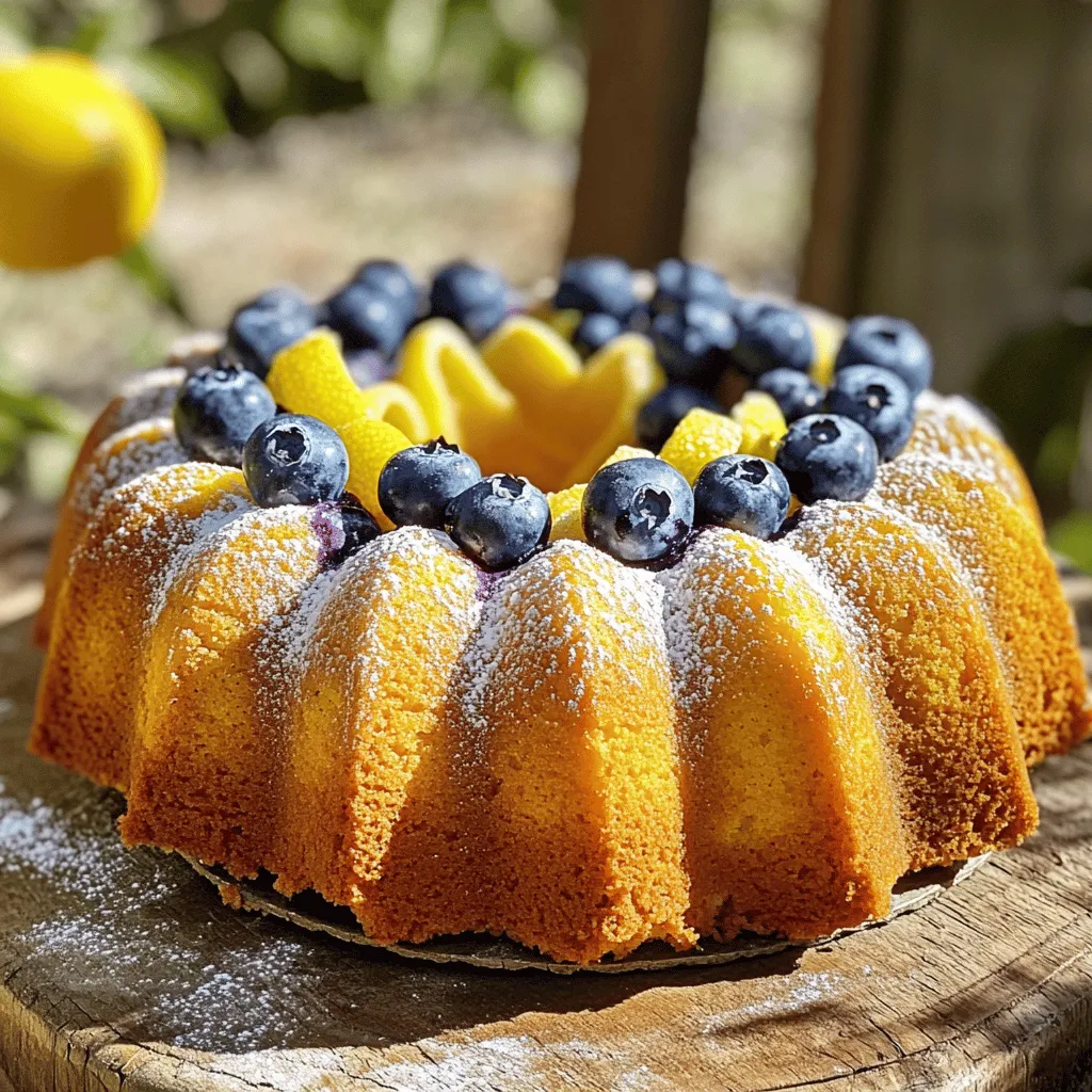 Lemon Blueberry Pound Cake Delightful and Easy Recipe