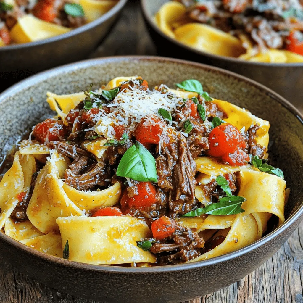 Balsamic Beef Ragu Slow Cooker Hearty Dinner Delight