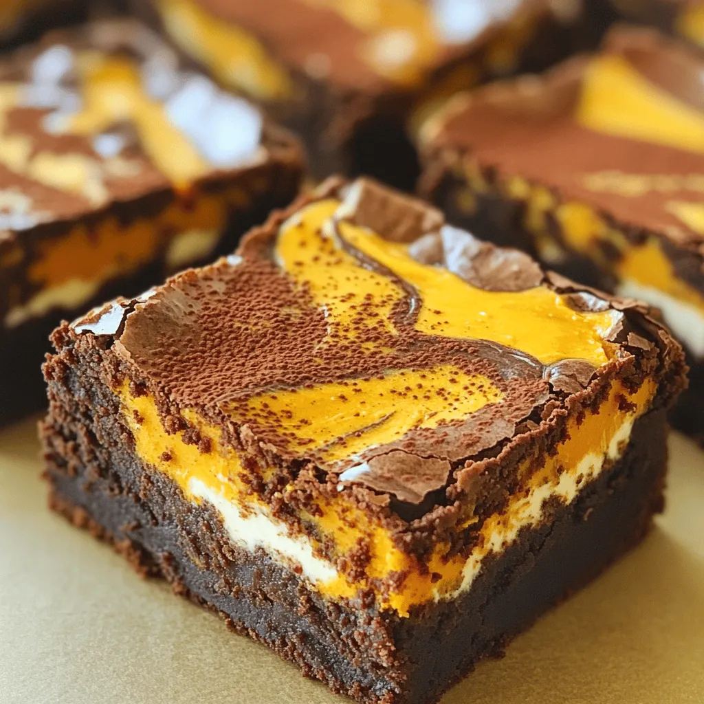 Pumpkin Cream Cheese Brownies Irresistibly Moist Treat