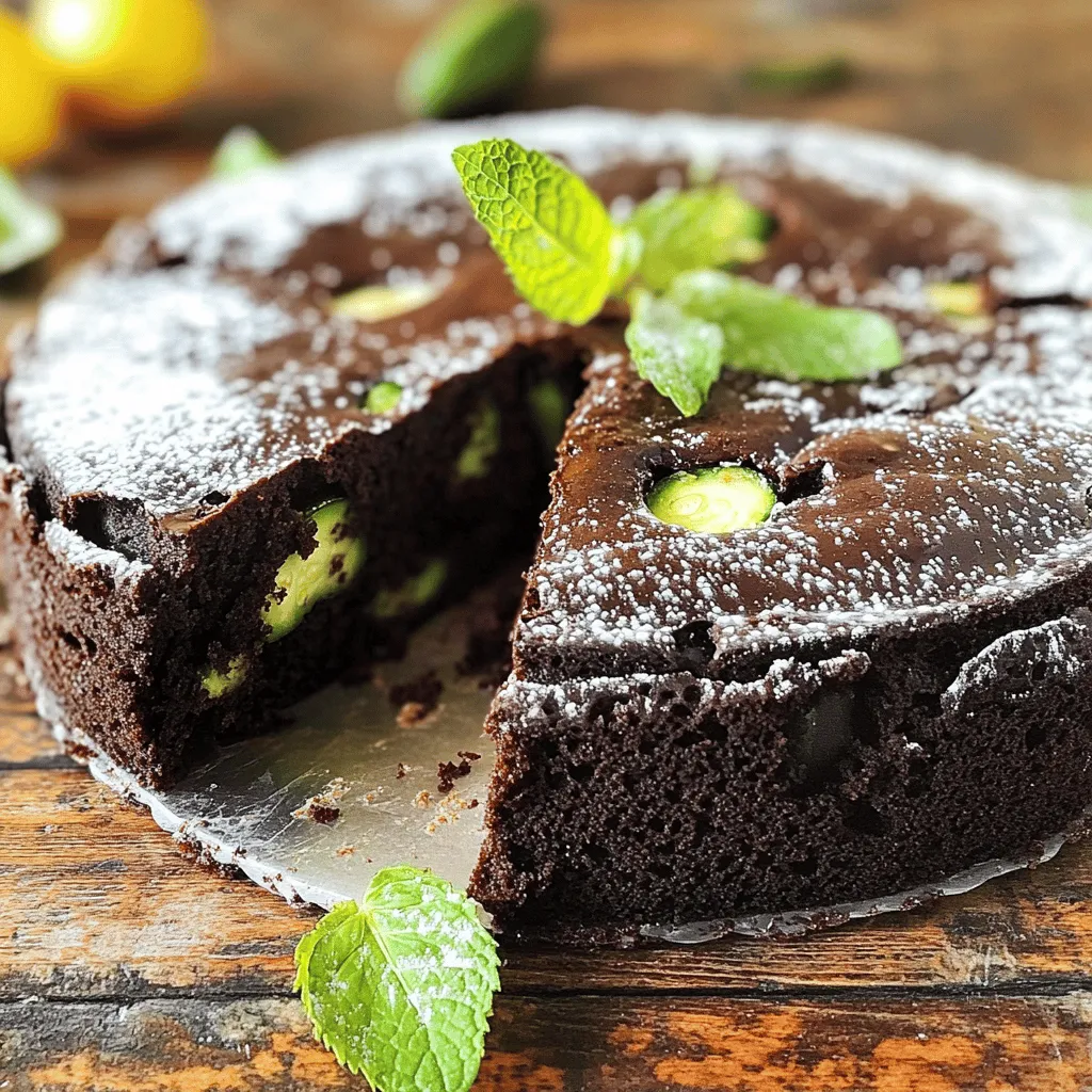 Chocolate Zucchini Cake Rich and Moist Treat