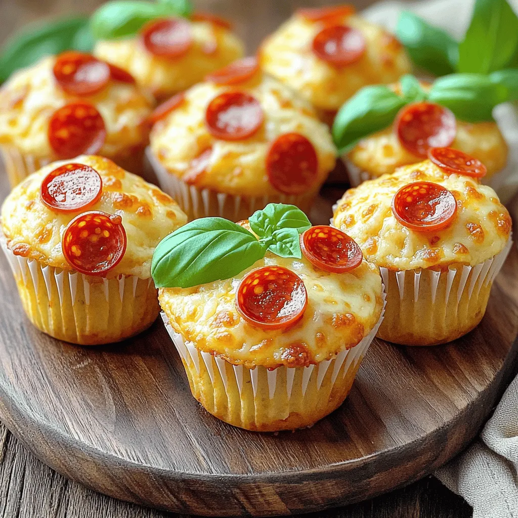 Pepperoni Pizza Muffins Tasty and Easy Recipe