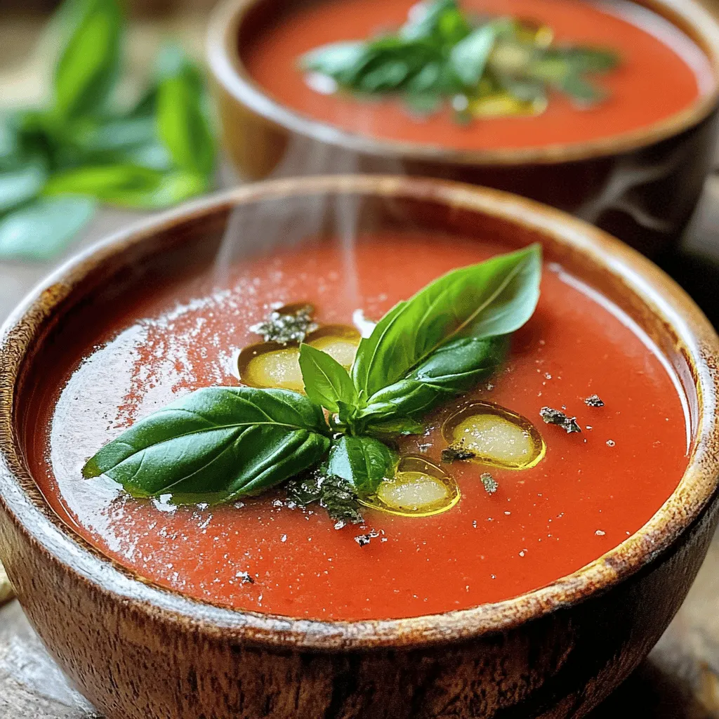 Creamy Roasted Garlic Tomato Soup Flavorful Comfort Dish