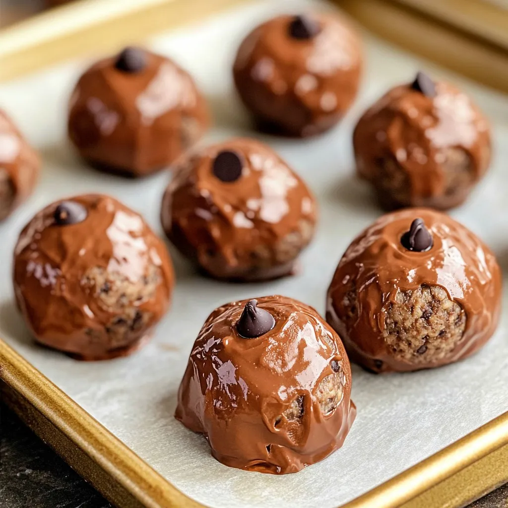 No-Bake Mocha Peanut Butter Protein Balls Delight