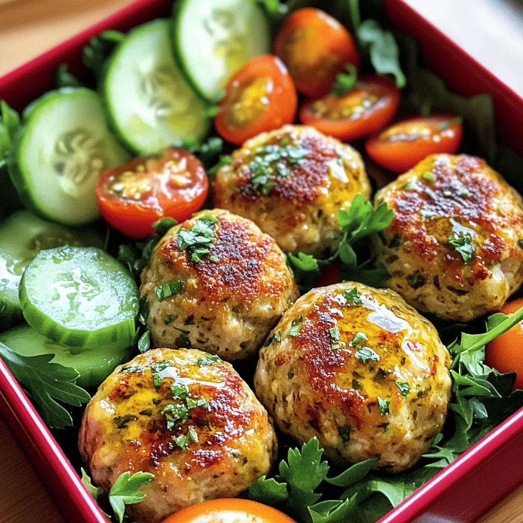 Turkey Meatball &#038; Feta Lunchbox Simple and Delicious