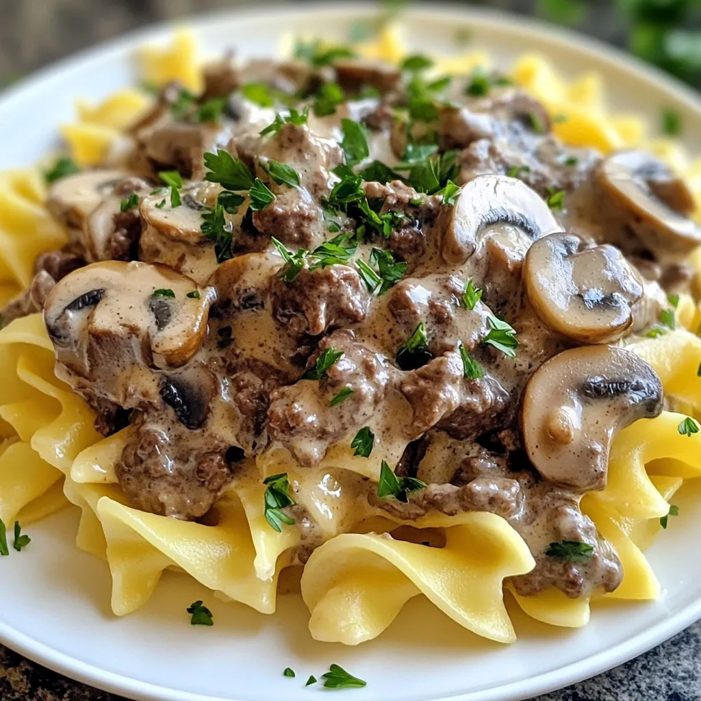 Ground Beef Stroganoff Flavorful and Simple Recipe