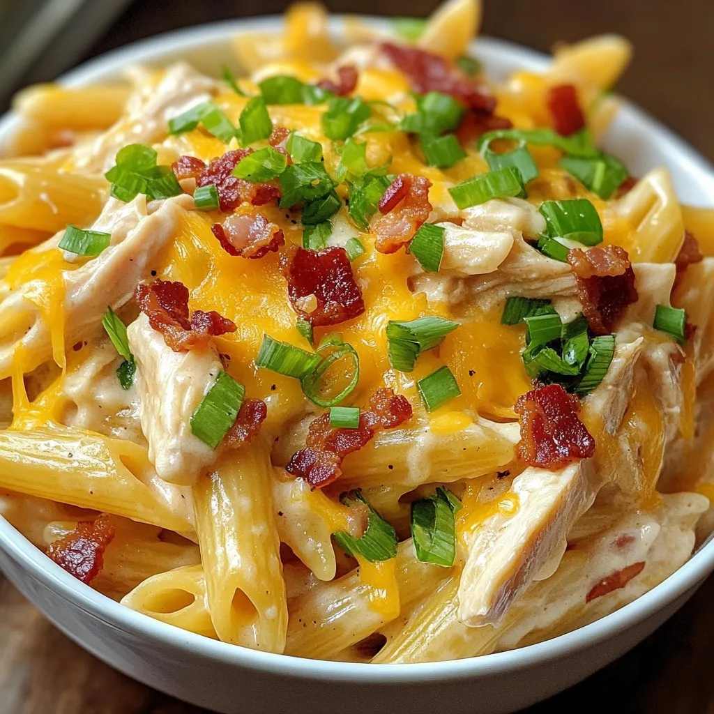 Crack Chicken Penne Creamy Dinner Delight Recipe