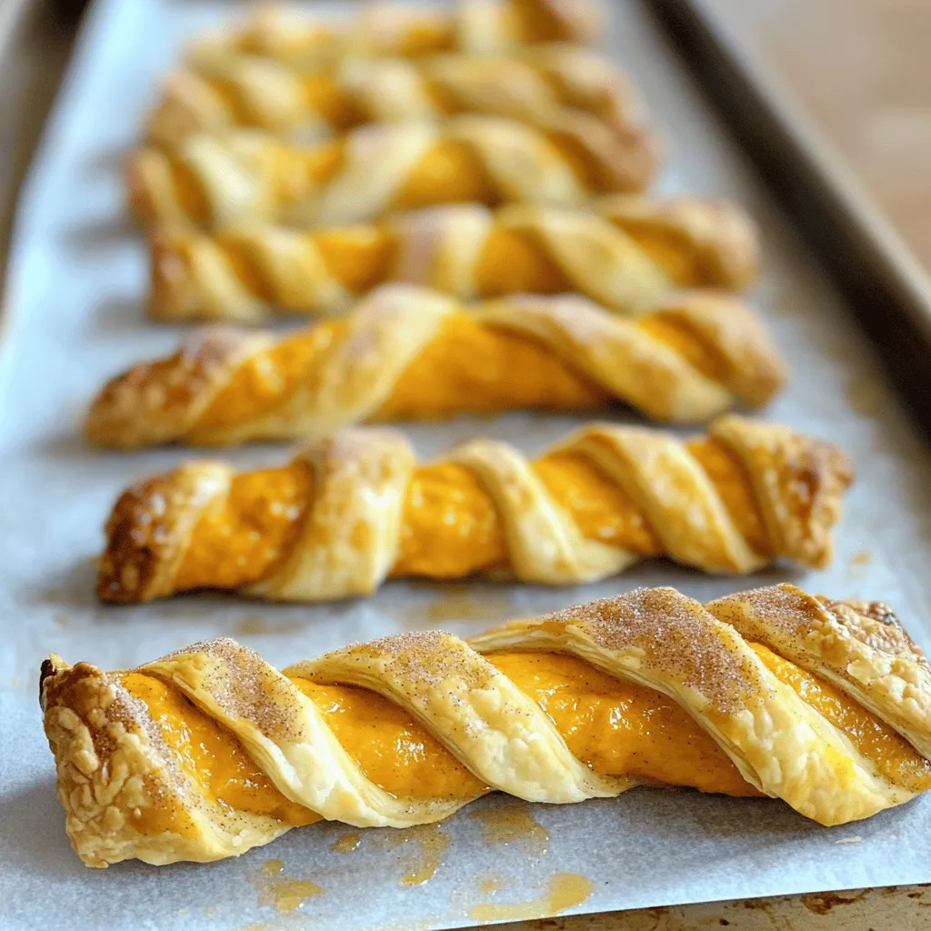 Cinnamon Sugar Pumpkin Pie Twists Delightful Treat