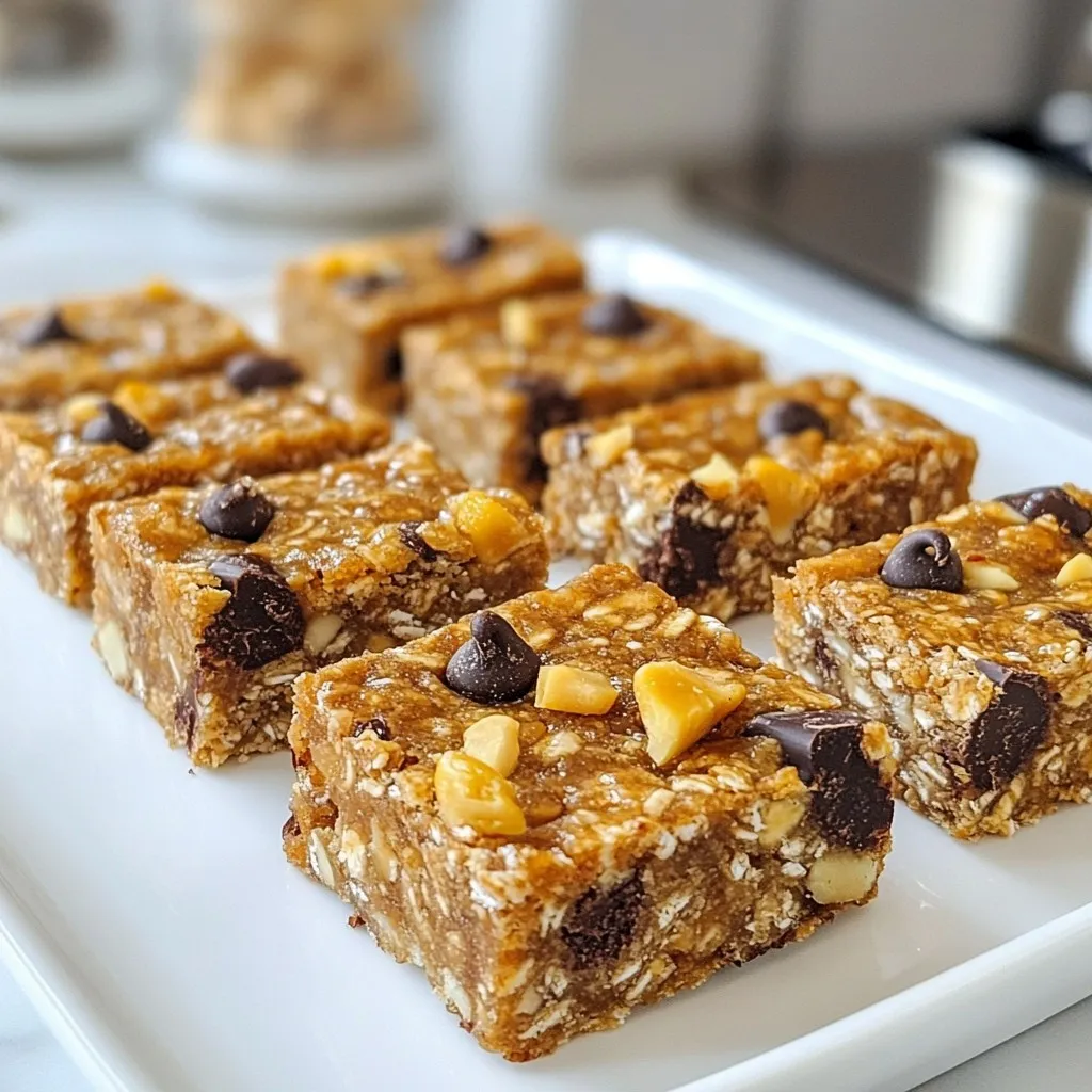 Banana Oatmeal Energy Bars Simple and Healthy Snack