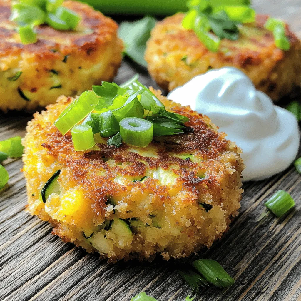 Crispy Zucchini Cakes Flavorful and Simple Recipe