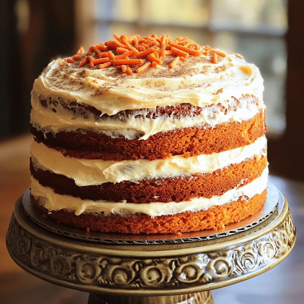 Carrot Cake with Cream Cheese Frosting Bakery Style Delight