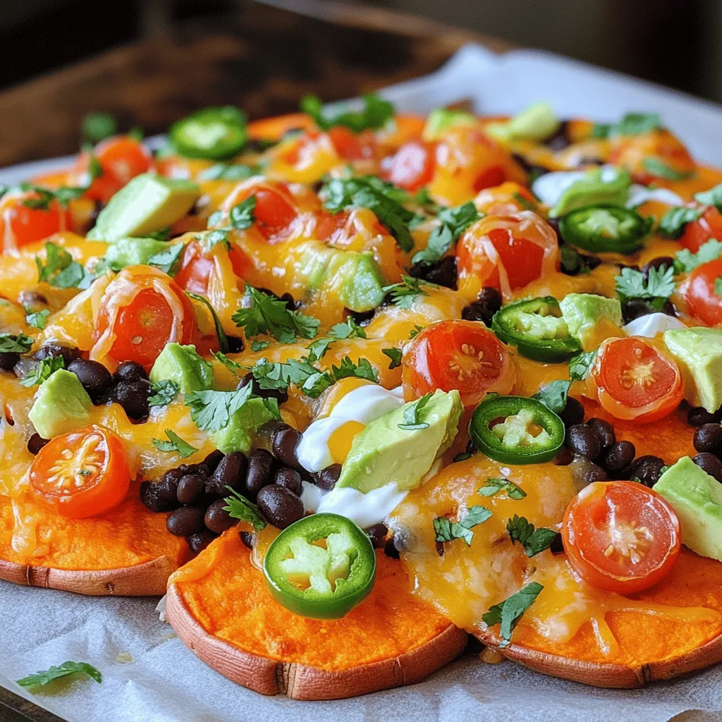 Loaded Sweet Potato Nachos Flavorful and Easy Recipe