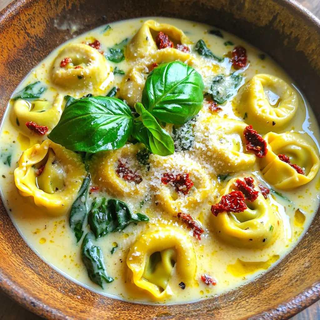 Sun-Dried Tomato Spinach Tortellini Flavor Boost