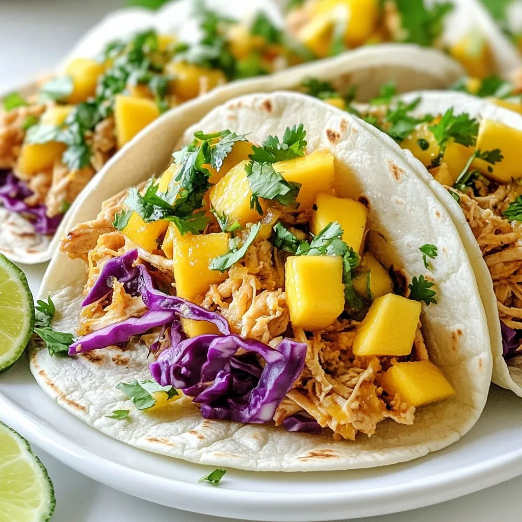 Coconut Lime Chicken Tacos Flavorful and Fresh Meal