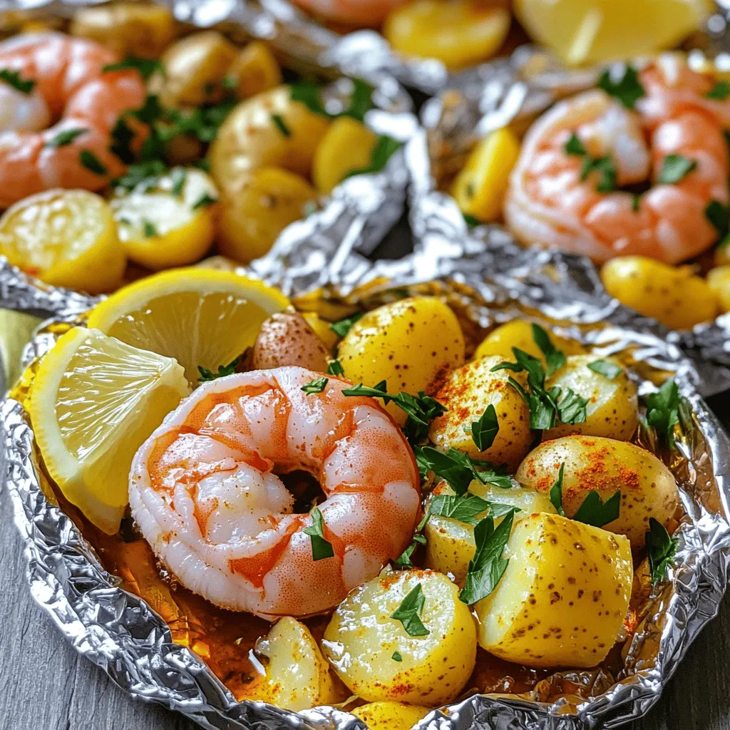 Savory Shrimp Boil Foil Packets Easy Flavorful Meal