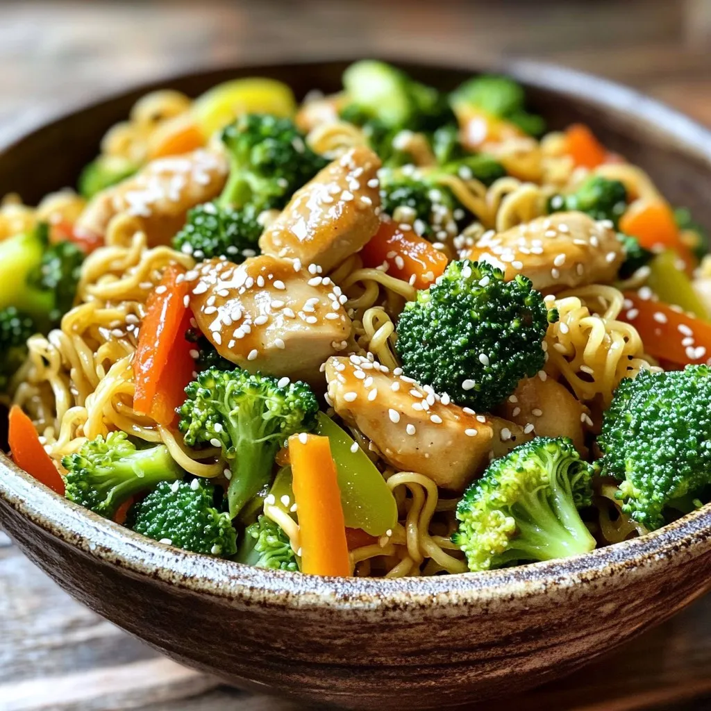 Chicken Ramen Stir Fry Tasty and Easy Meal Idea
