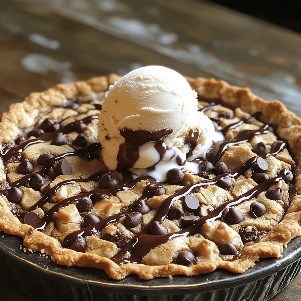 Chocolate Chip Cookie Pie Simple and Delicious Recipe