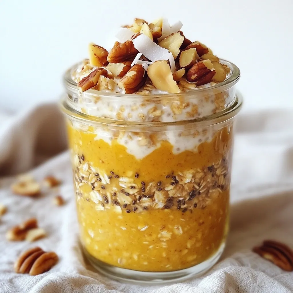 Pumpkin Spice Overnight Oats Cozy and Simple Recipe