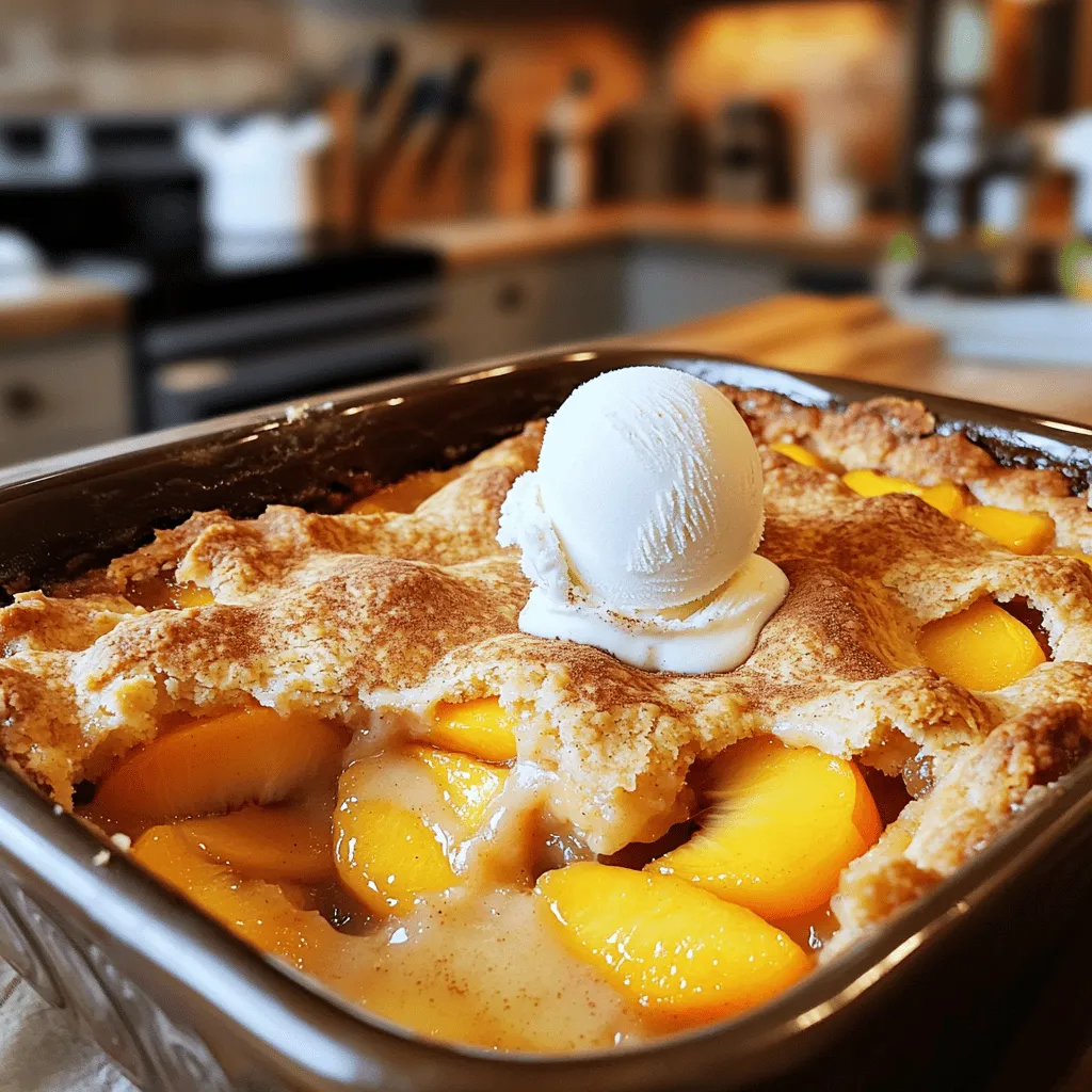 Easy Homemade Peach Cobbler Delightful and Simple Recipe
