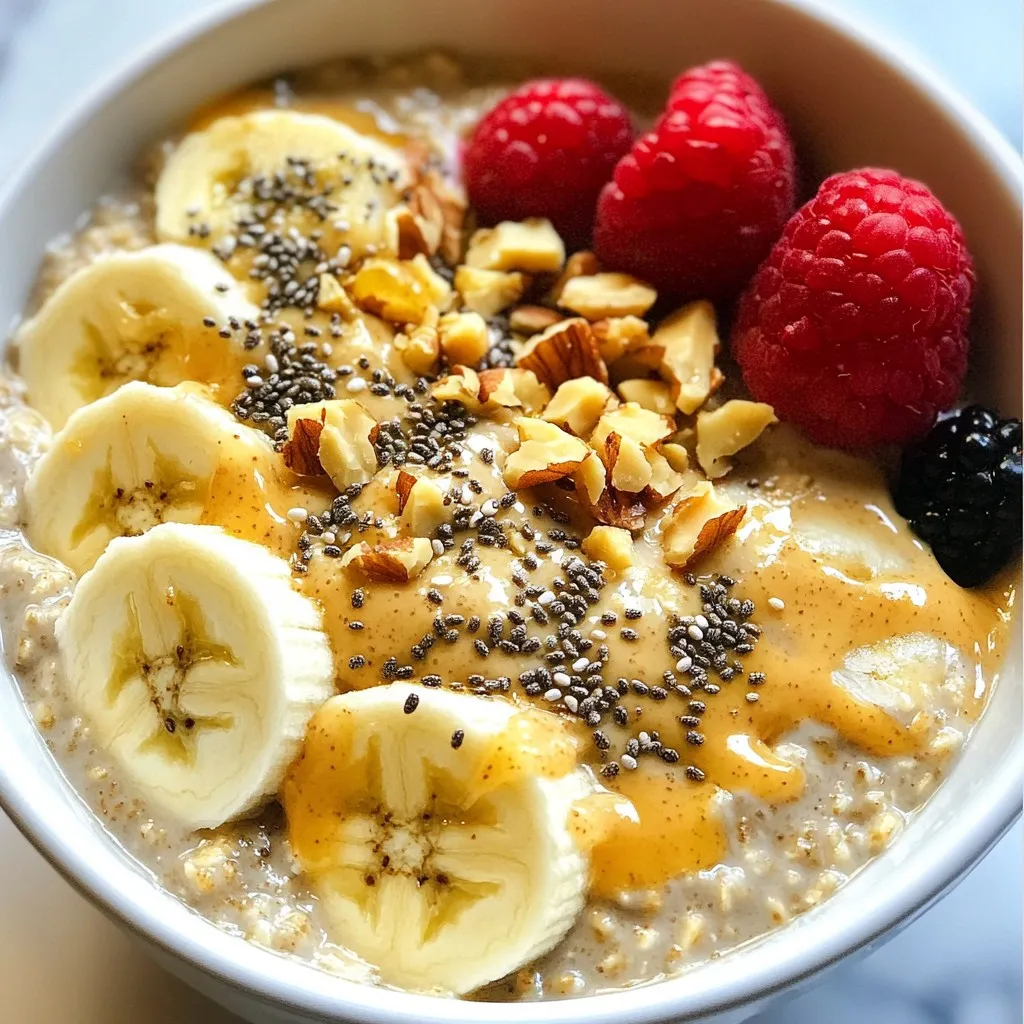 Protein Peanut Butter Overnight Oats Simple Recipe