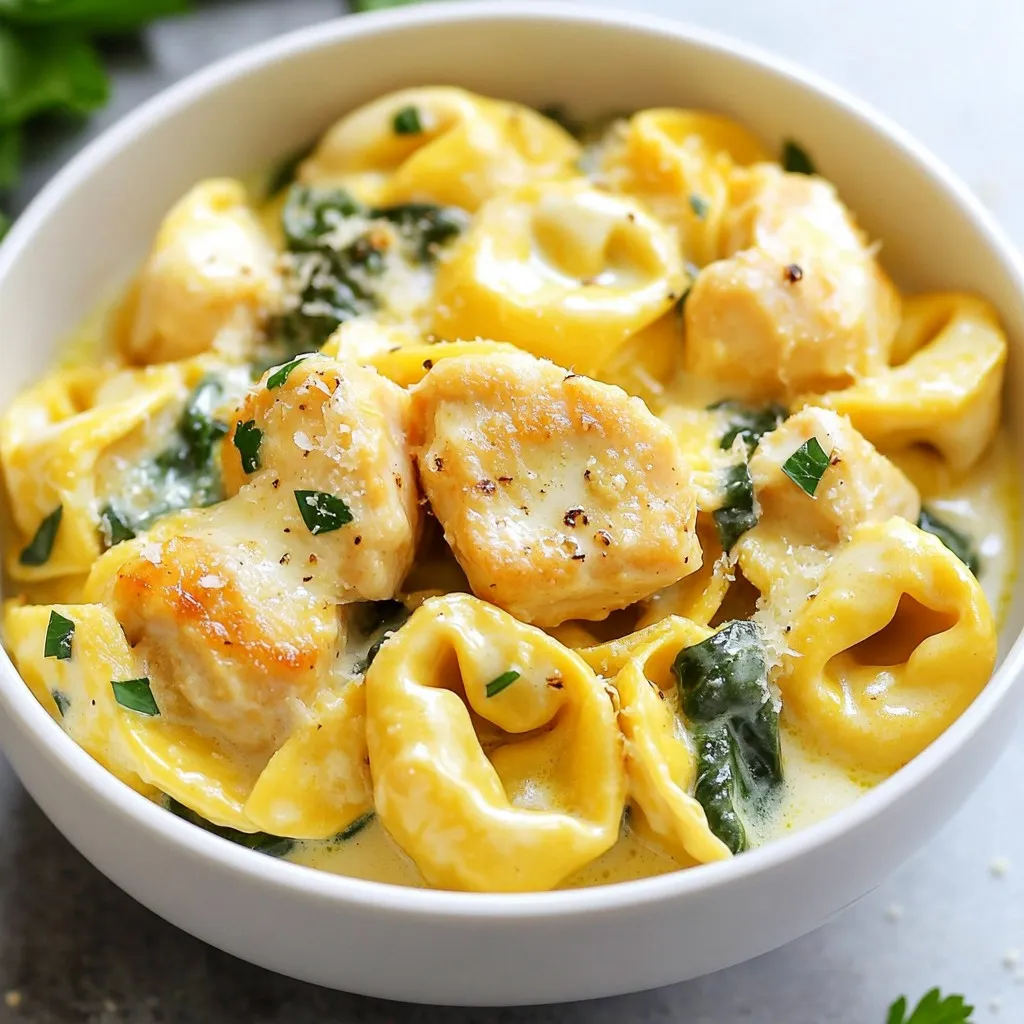 Creamy Parmesan Chicken Tortellini Delight Recipe