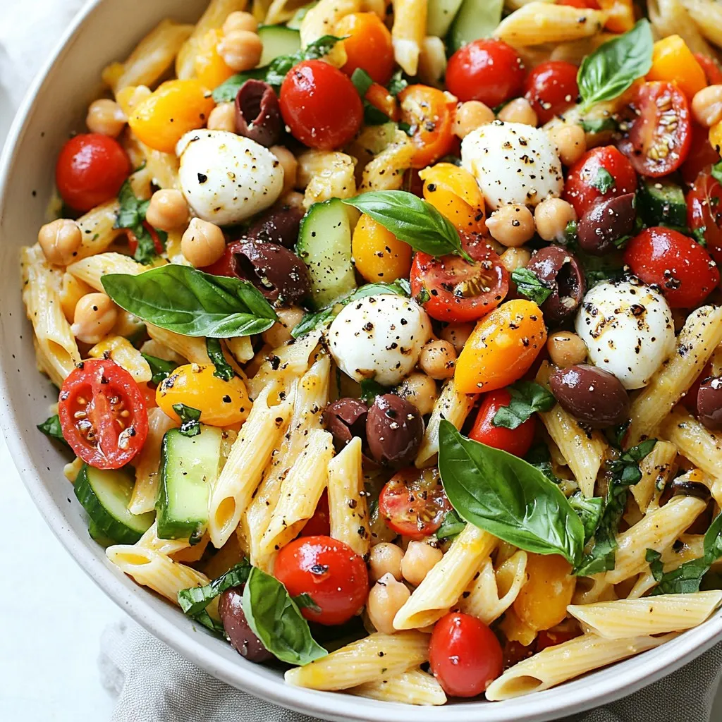 High-Protein Italian Pasta Salad Easy and Tasty Meal