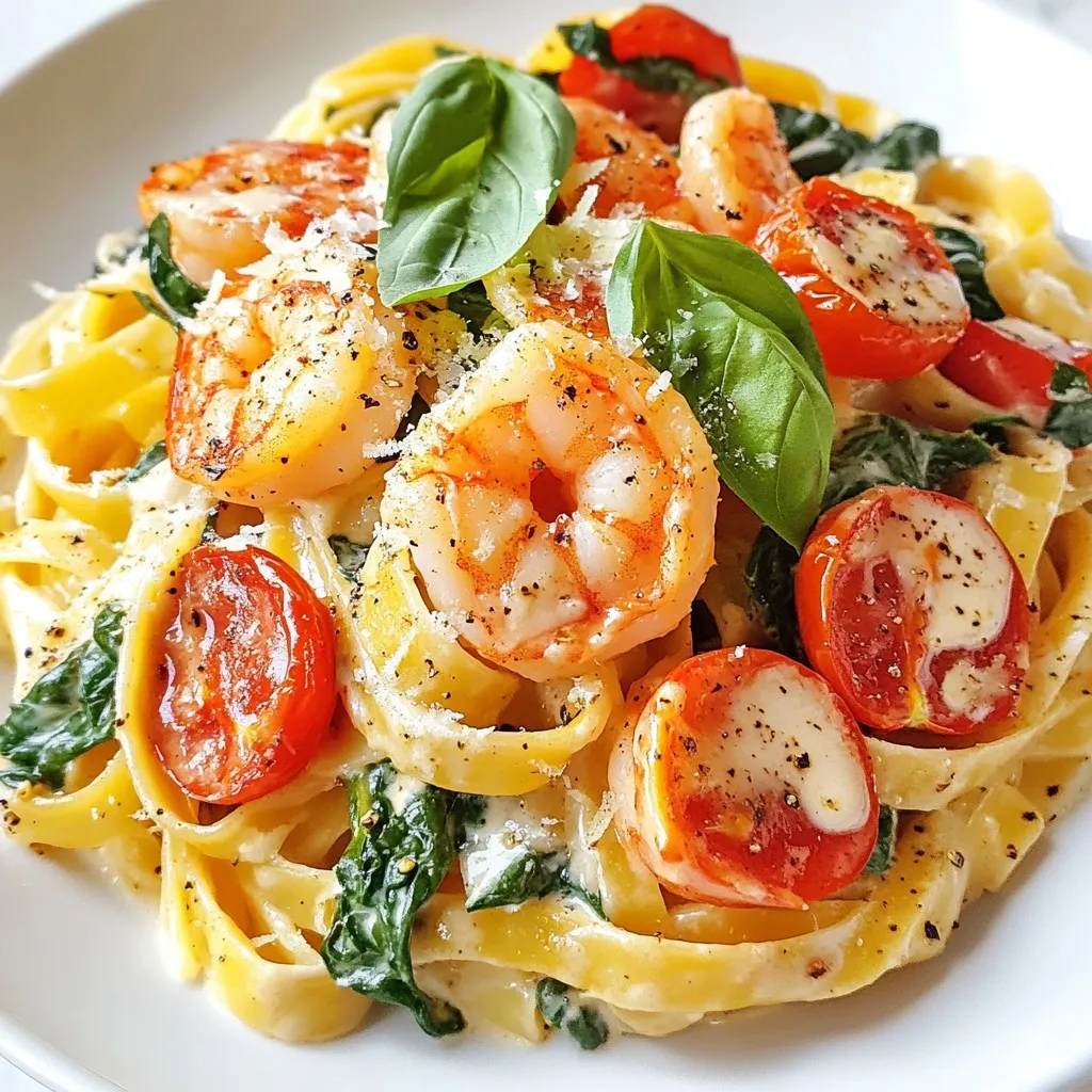 Creamy Tuscan Shrimp Pasta Simple and Flavorful Dish