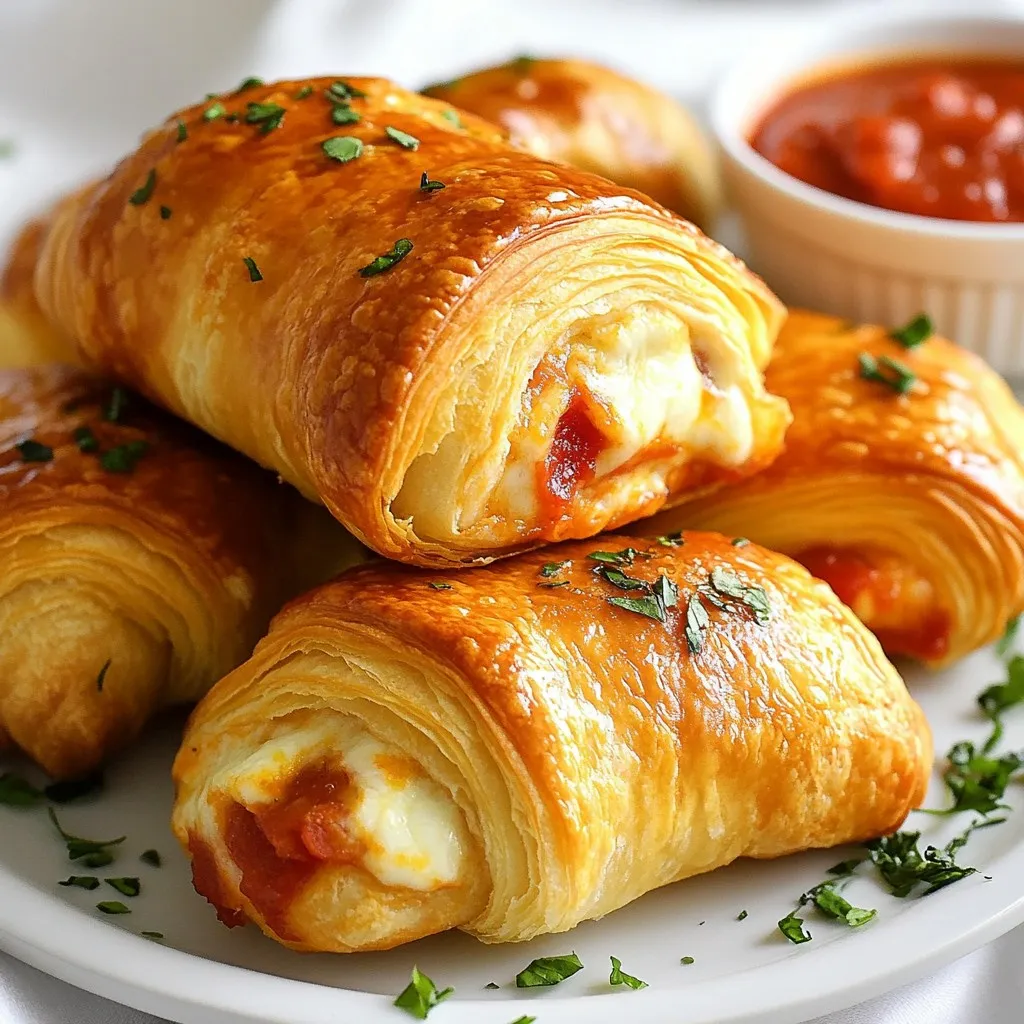 Mozzarella Pepperoni Croissant Rolls Simple and Tasty