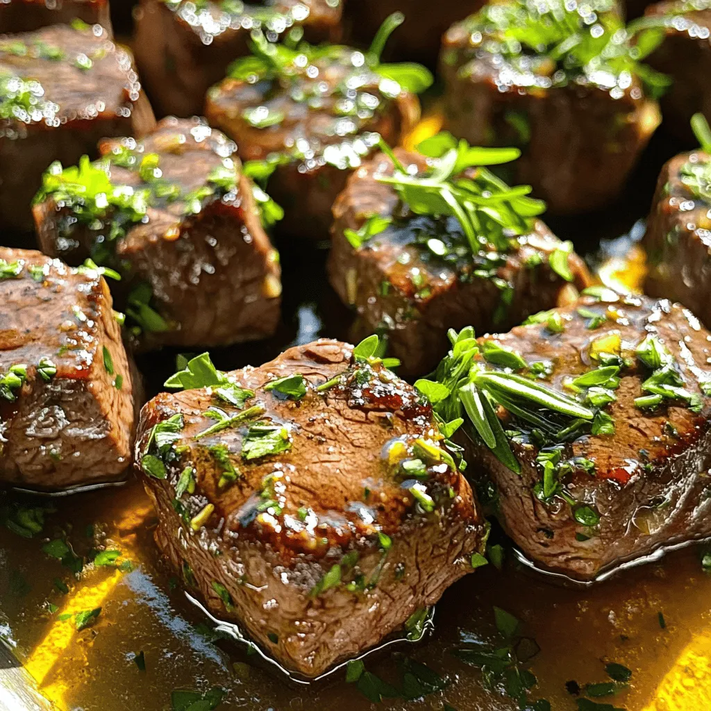 Garlic Butter Steak Bites Tasty and Easy Recipe