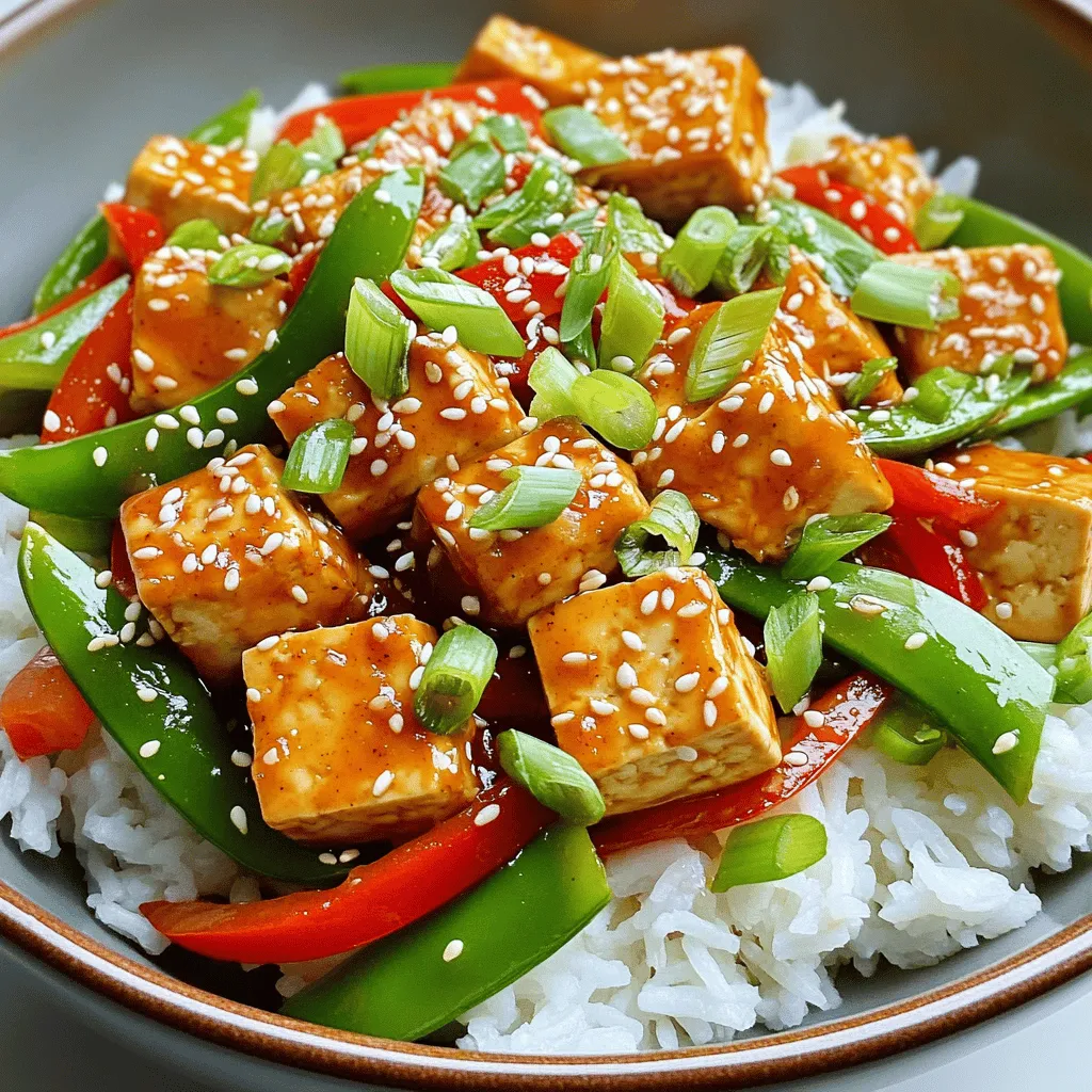 Minute Chili Garlic Tofu Stir-Fry Flavorful Delight