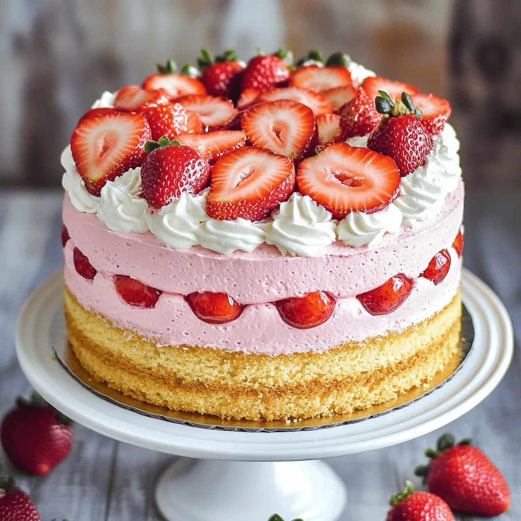 Strawberry Mousse Cake Delightful and Easy Recipe