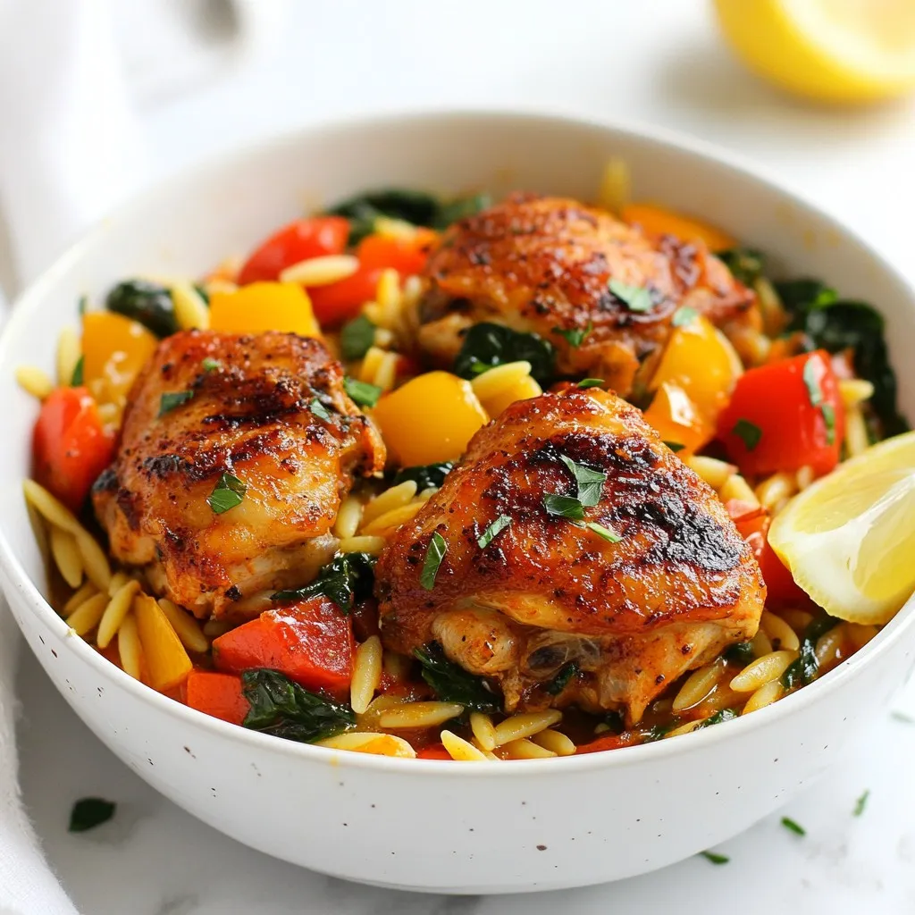 One-Pot Cajun Chicken Orzo Flavorful and Cozy Meal