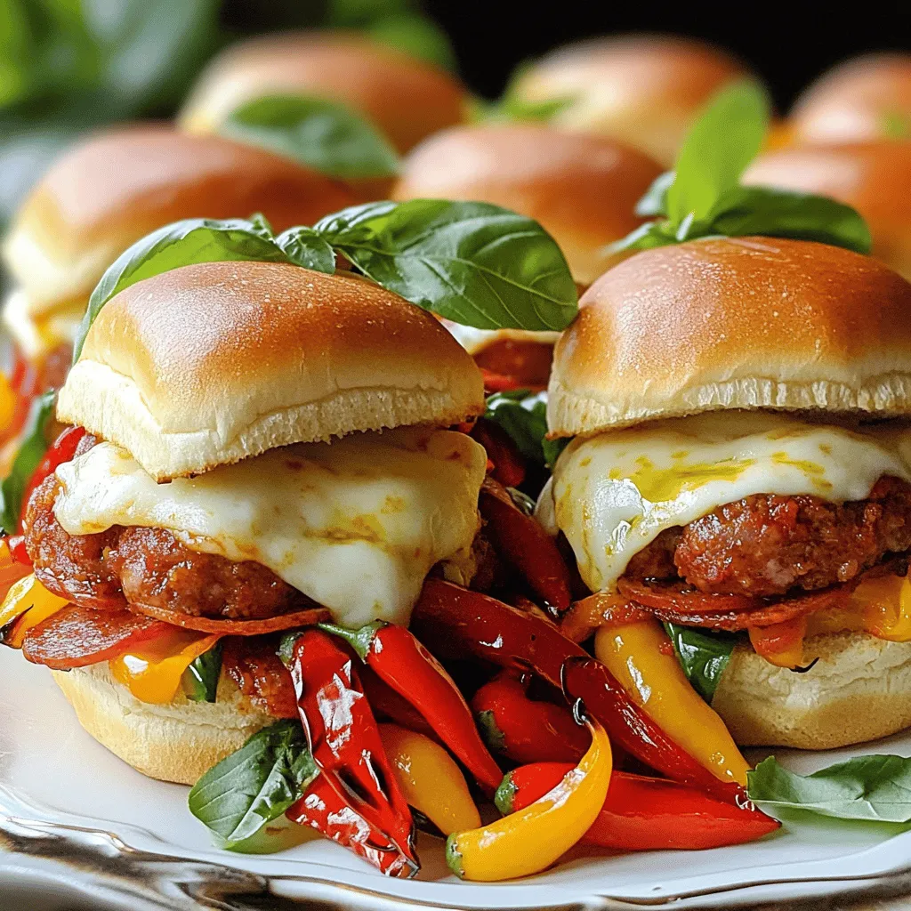 Hot Italian Sub Sliders Savory and Simple Delight